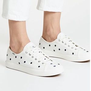 Keds x Kate Spade navy/white dot sneakers size 8